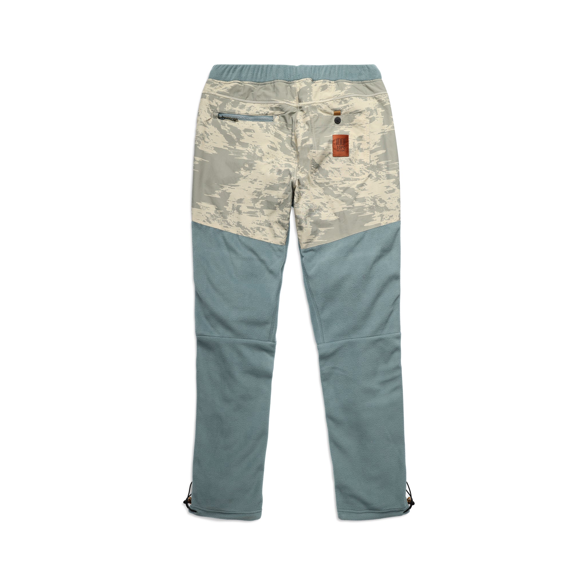 M Fleece Pants in "Goblin Blue / Sand Multi"