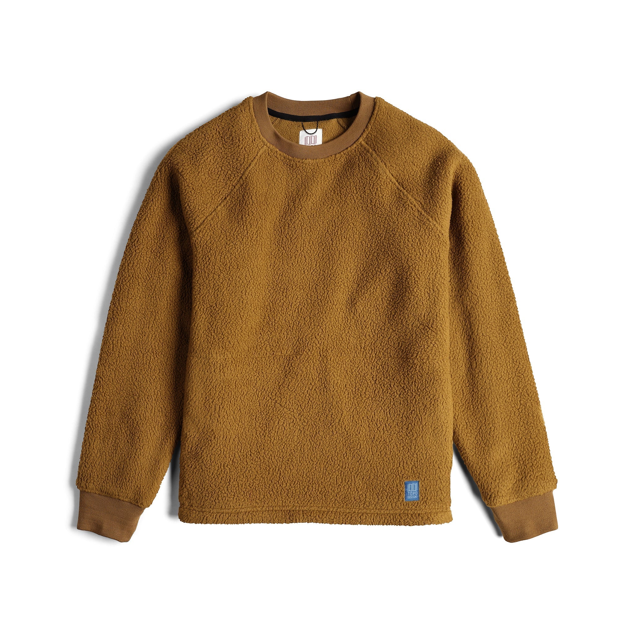 Mountain Fleece Crewneck in "Dark Khaki"