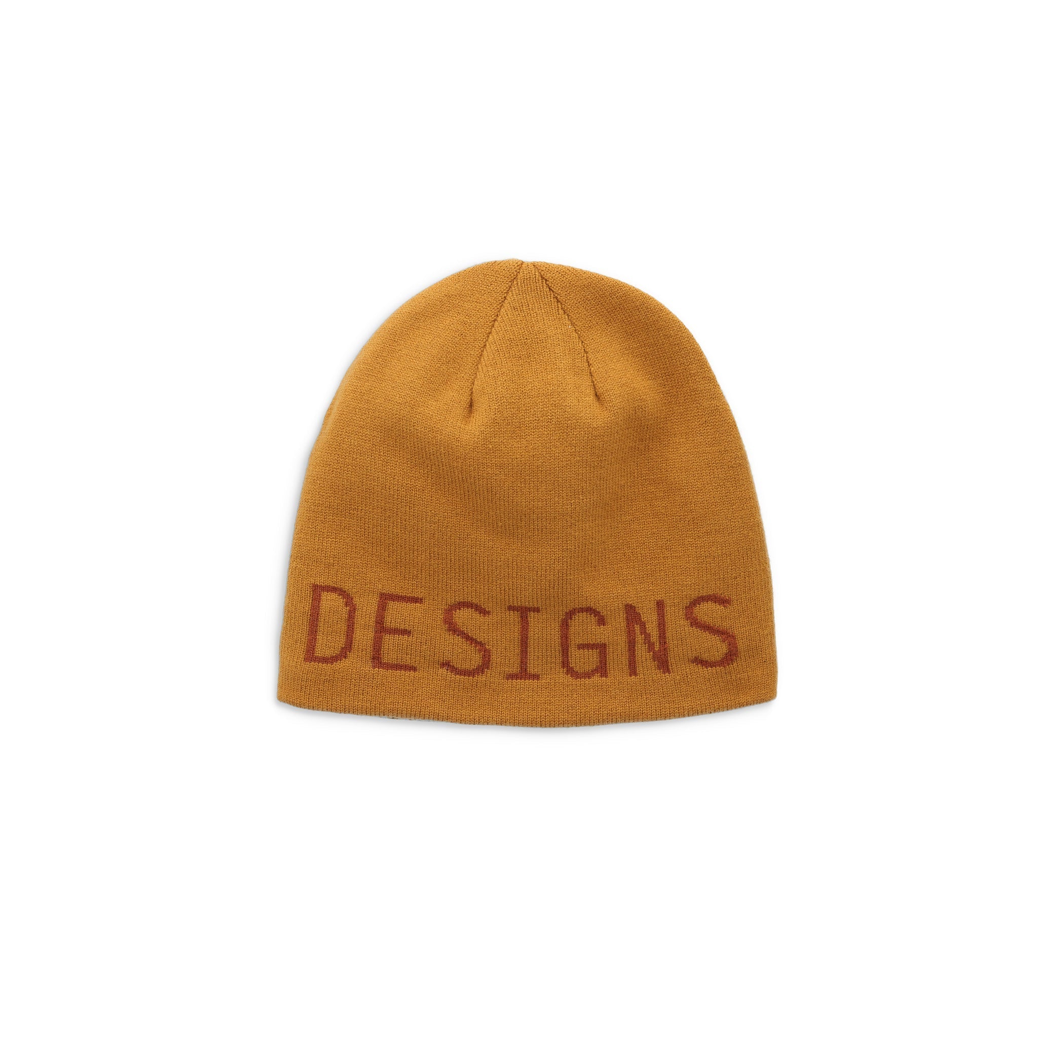 Topo Designs Slim Fitted Beanie "Brick / Khaki"