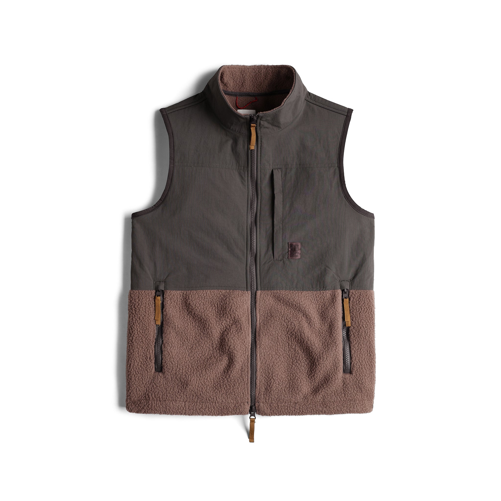 Women's Subalpine Fleece Vest in "Peppercorn / Charcoal"