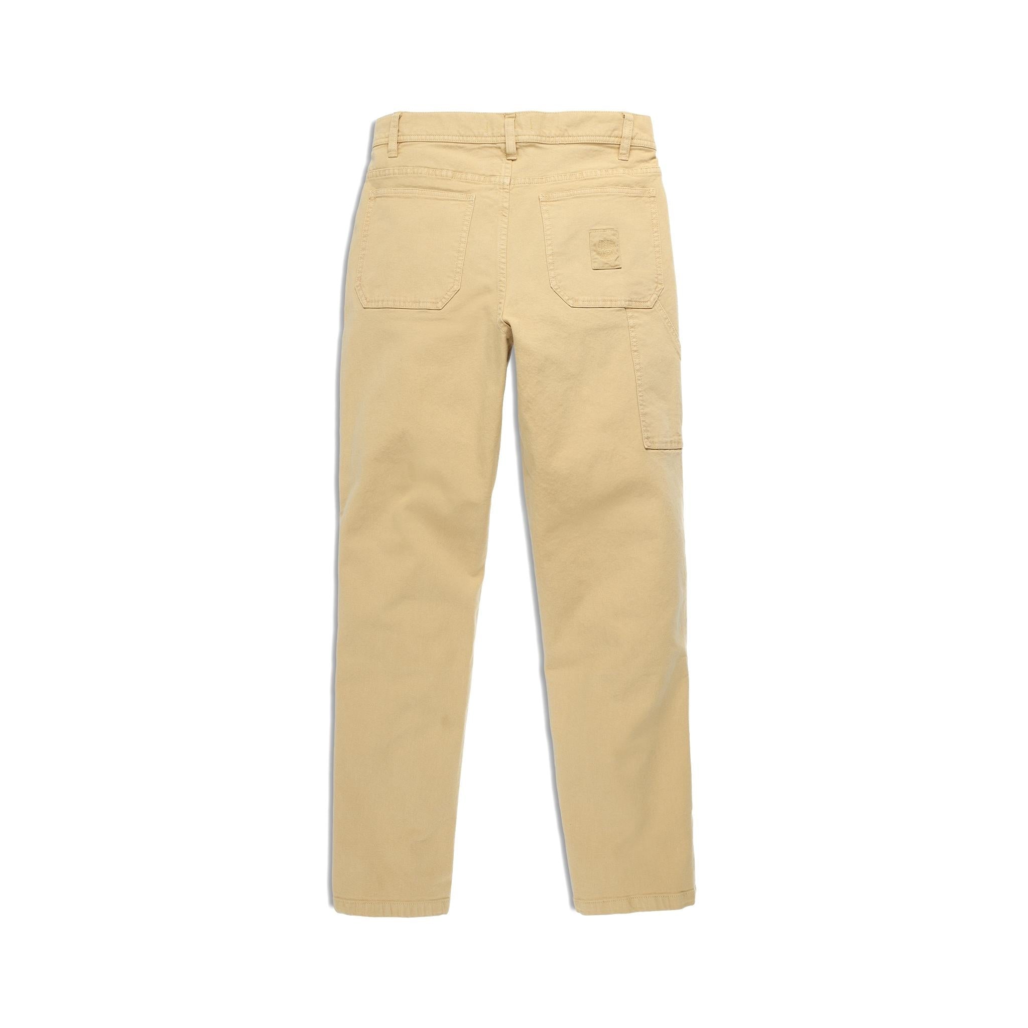 Back View of Topo Designs Dirt Utility Pants - Men's  in "Sahara"