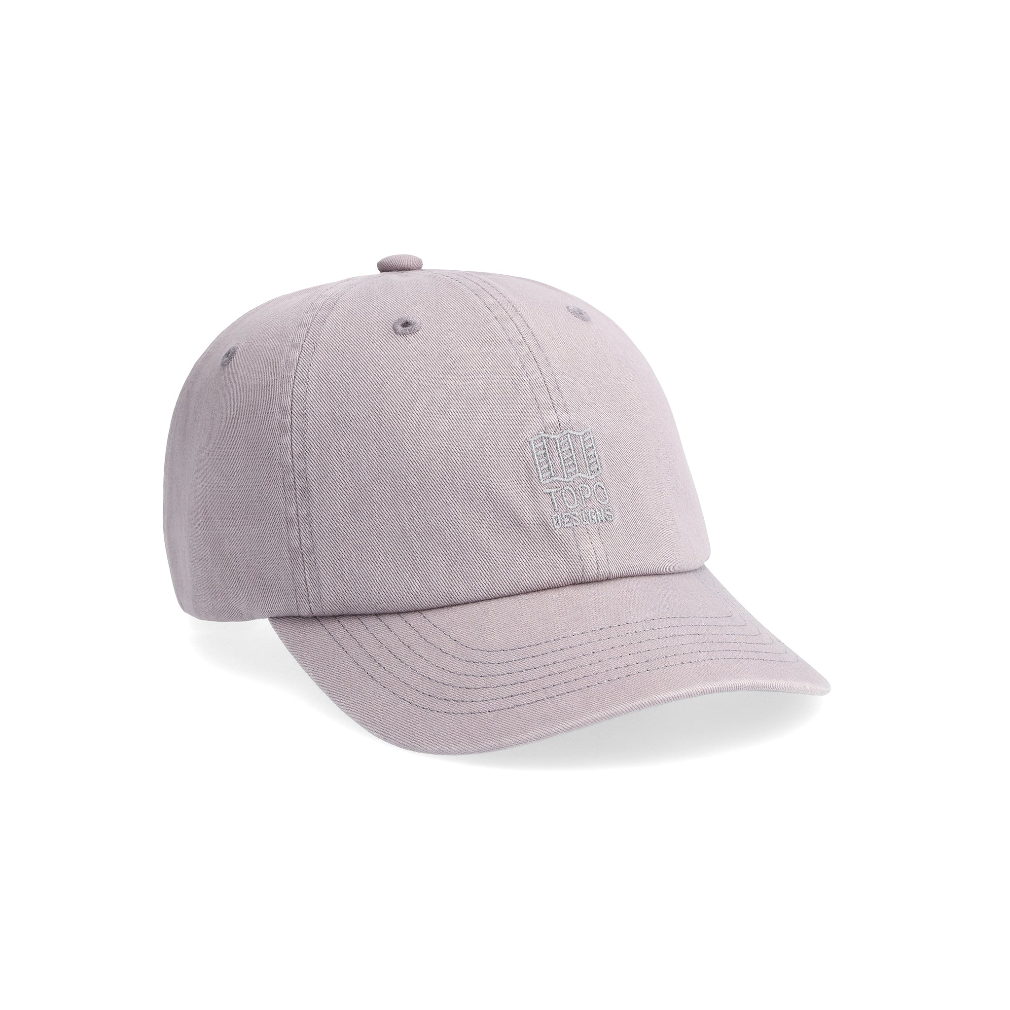 Front View of Topo Designs Dirt Ballcap in "Charcoal"