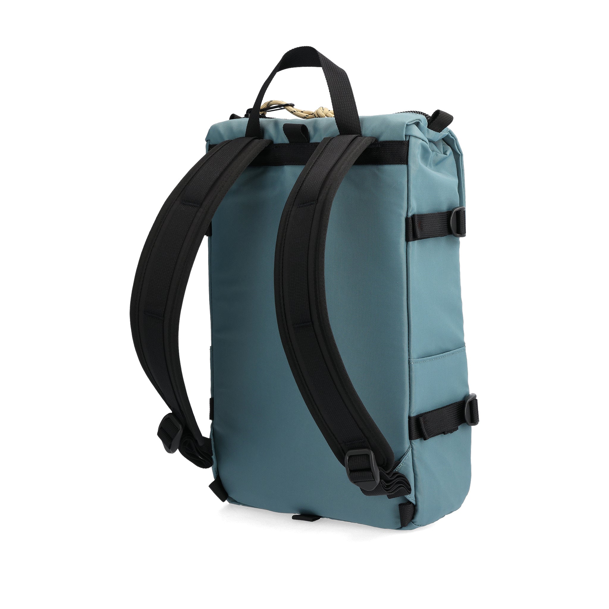 Back View of Topo Designs Rover Pack Mini in "Sea Pine"