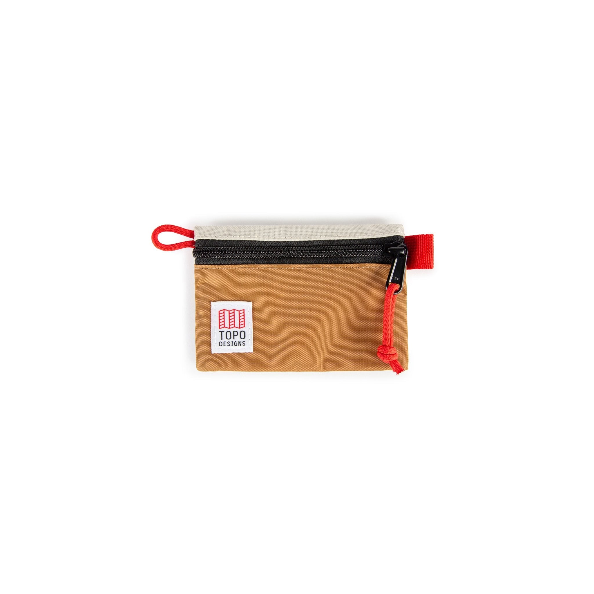 Topo Designs Accessory Bags in micro recycled bone white/khaki brown