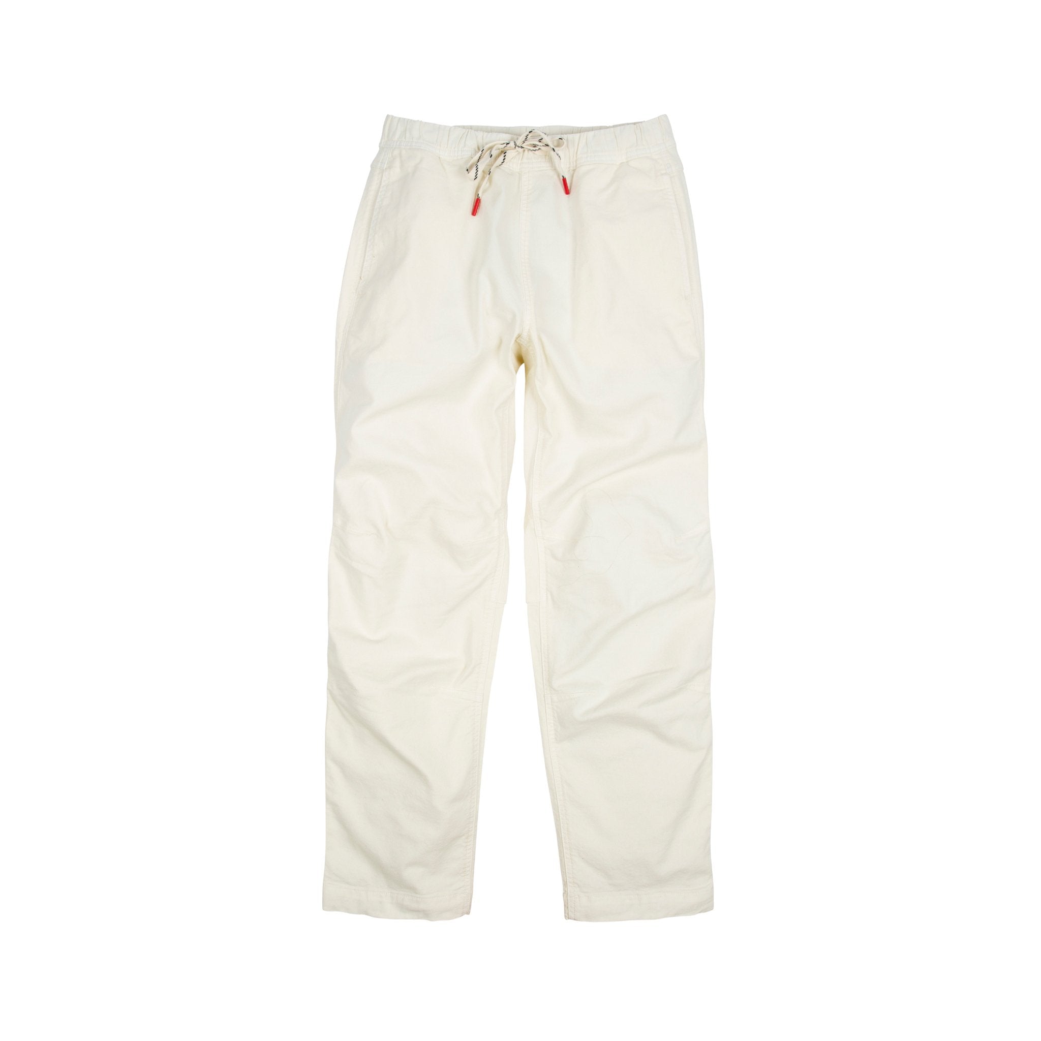 Front product shot of Topo Designs Women's Dirt Pants in Natural white.