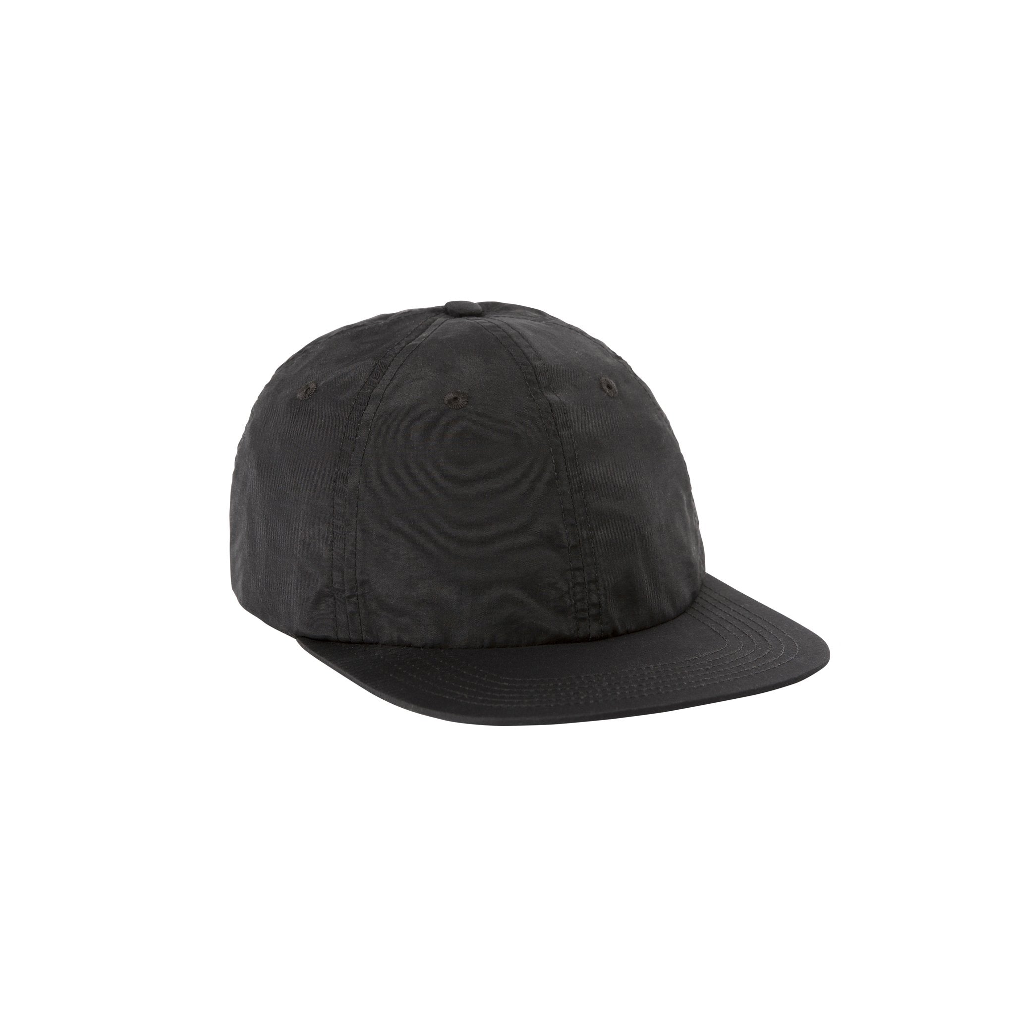 Front product shot of the Nylon Ball Cap in black