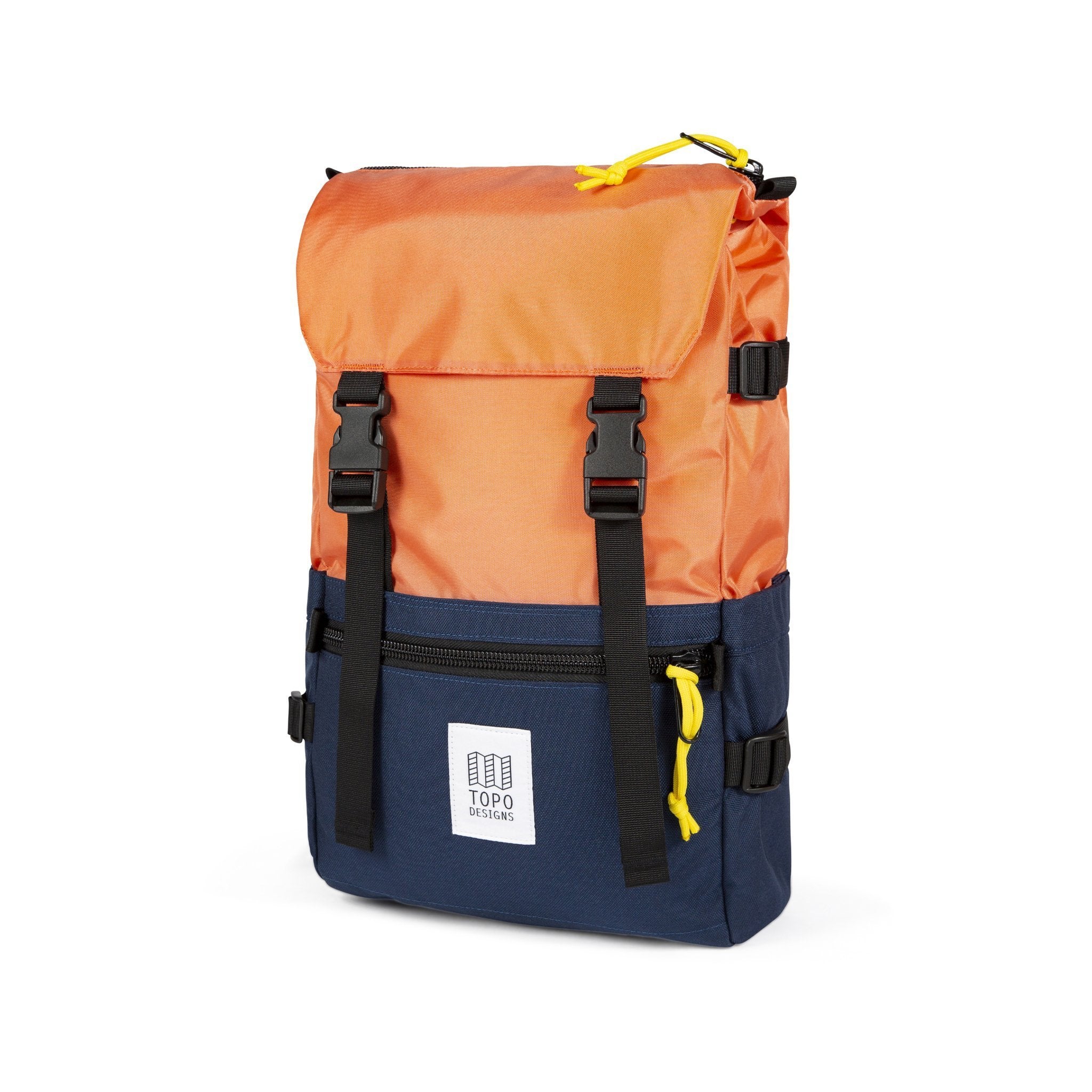 Topo Designs Rover Pack Classic rucksack backpack in Coral/Navy