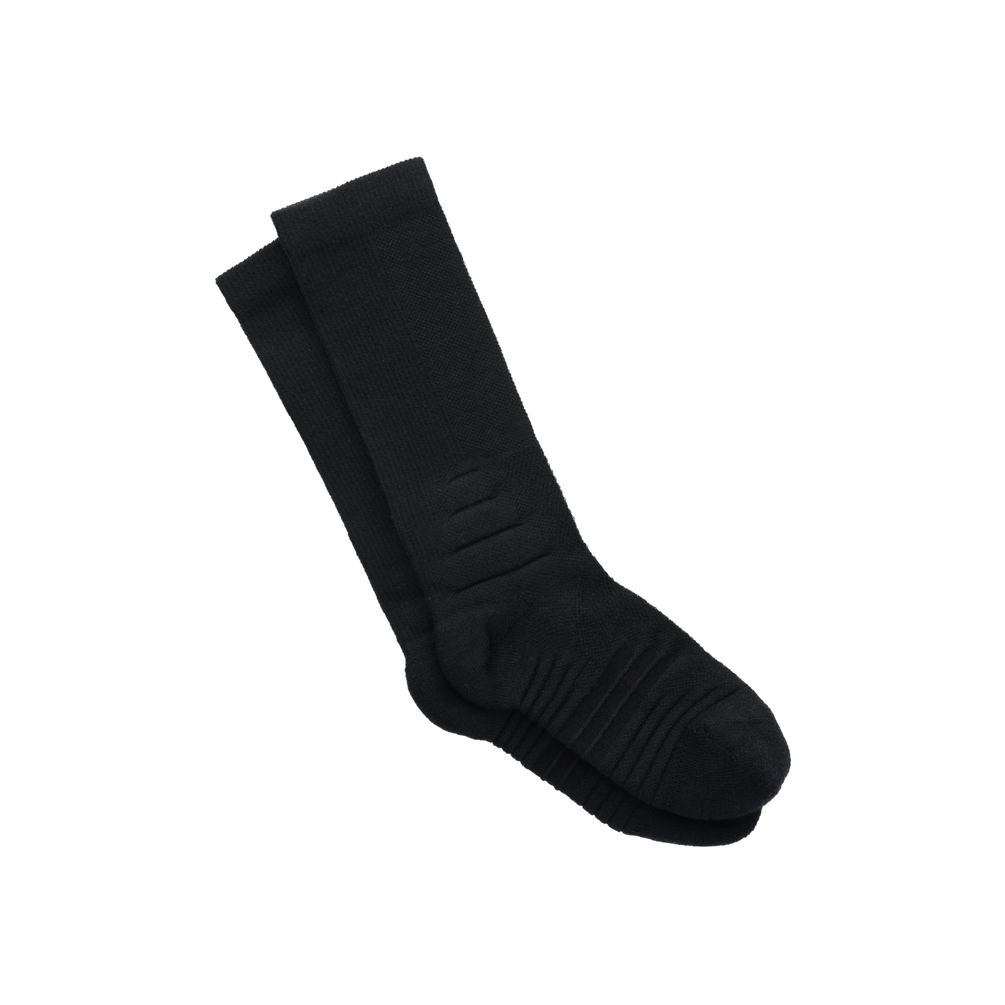 Topo Designs Tech Socks merino wool hiking socks in "Black".